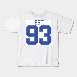 Est. 93 blue Kids T-Shirt